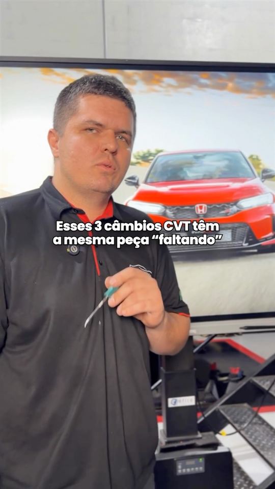 Vídeo: três câmbios CVT Honda com a mesma peça faltando