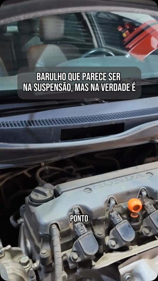 Barulho de suspensão que na verdade é o motor Honda